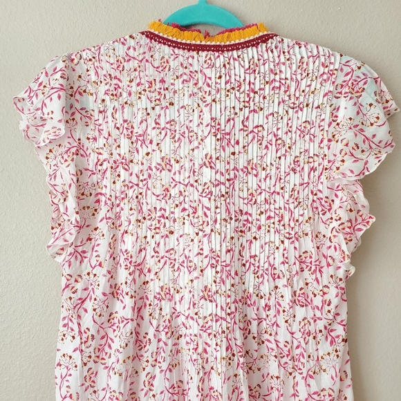 Poupette St Barth Sasha Mini Dress in Pink Cerise - Picture 9 of 14